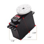 Ventas calientes HiTec HITEC HS-805BB Mega Giant Scale Servo 52g 24,7Kg.cm para piezas de pasatiempo de Radio Control